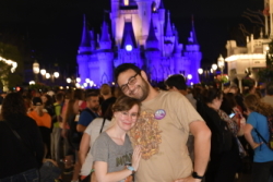 Andrew and Emma at the Magic Kingdom